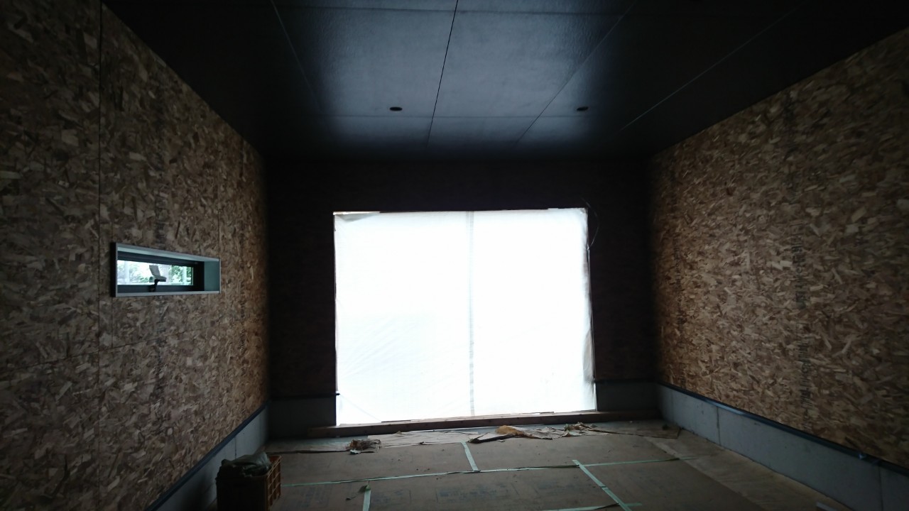 【新築】ビルトインガレージのある黒いガルバのおしゃれハウス（八女市）【施工進行中】
