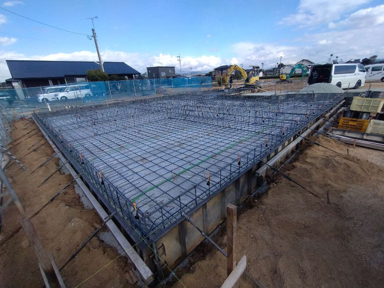 【新築】愛犬と暮らすコの字の平屋(八女市)【施工進行中】