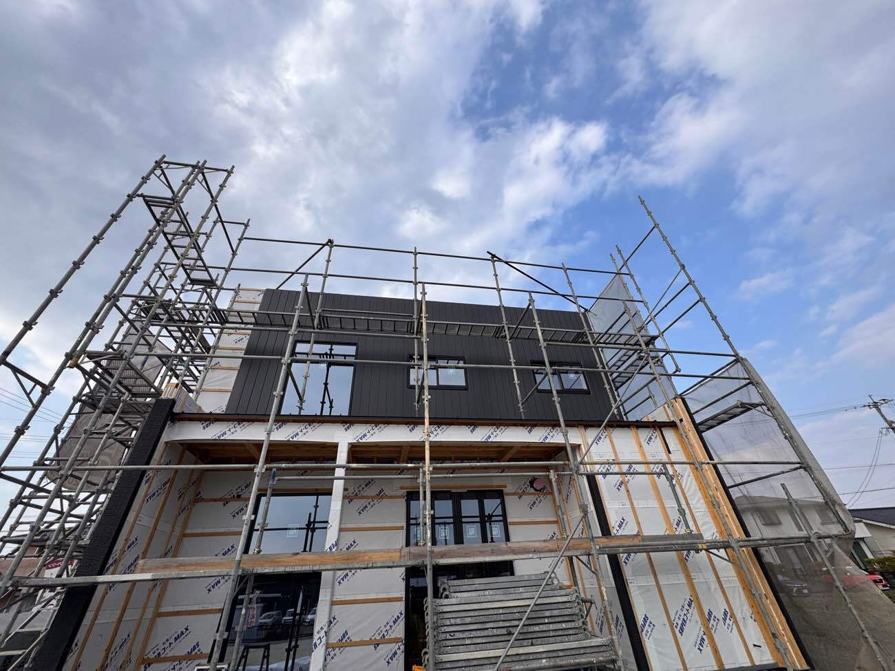 【新築】クラフトタウンえのき台モデルハウス(八女市)【施工進行中】